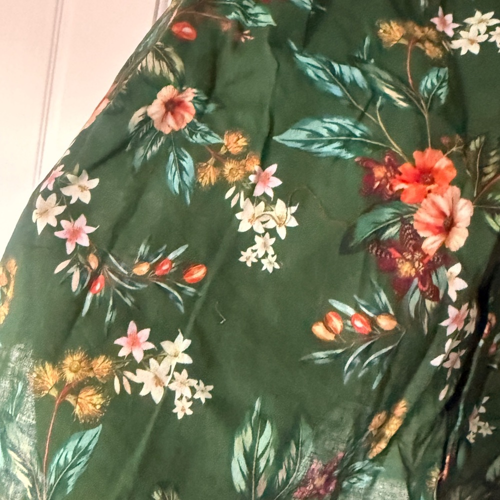 Floral Green shalwar kameez